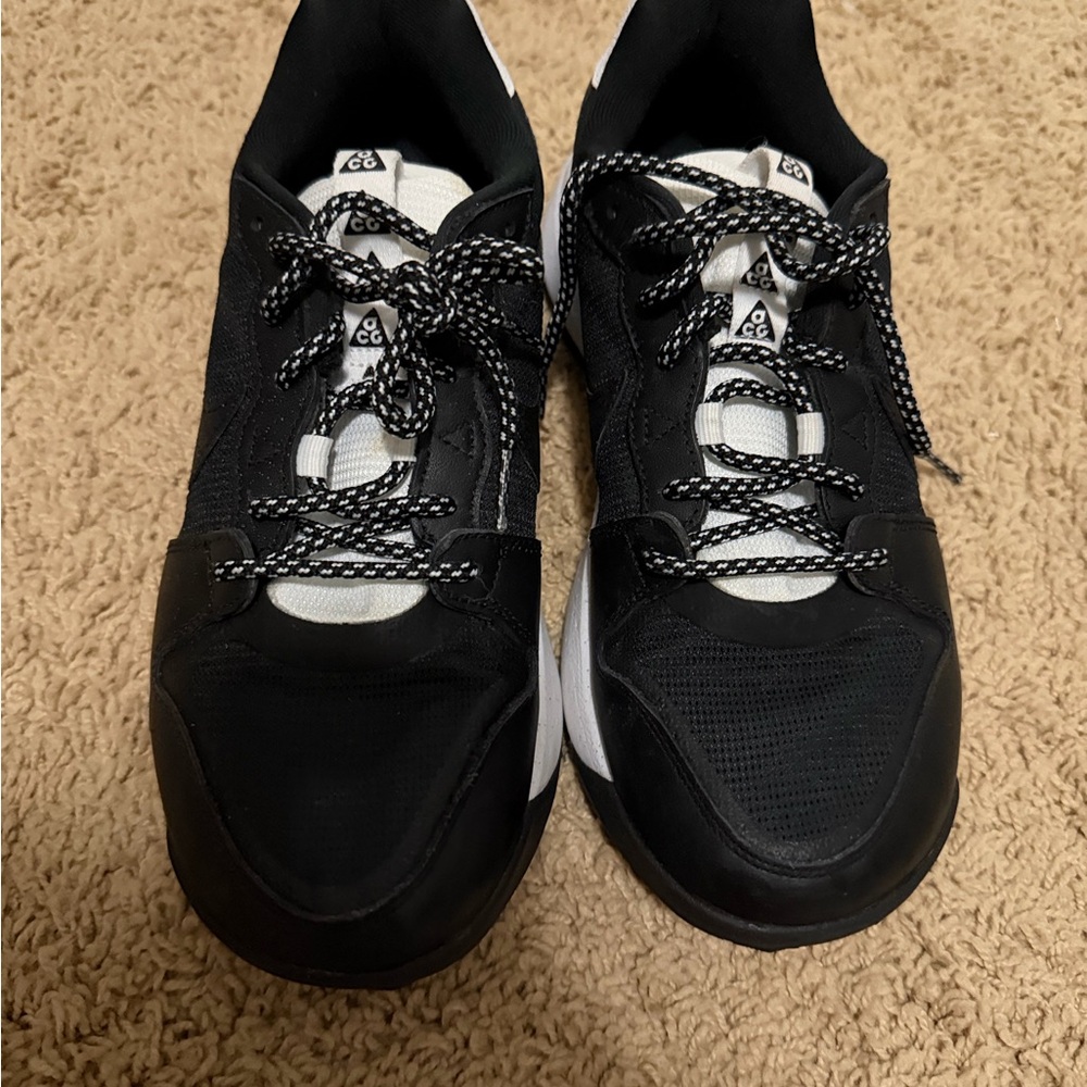 Nike ACG Black and White Kids Sneakers